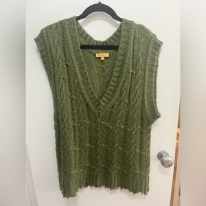 Verge Girl Autumn Leaves Knit Vest